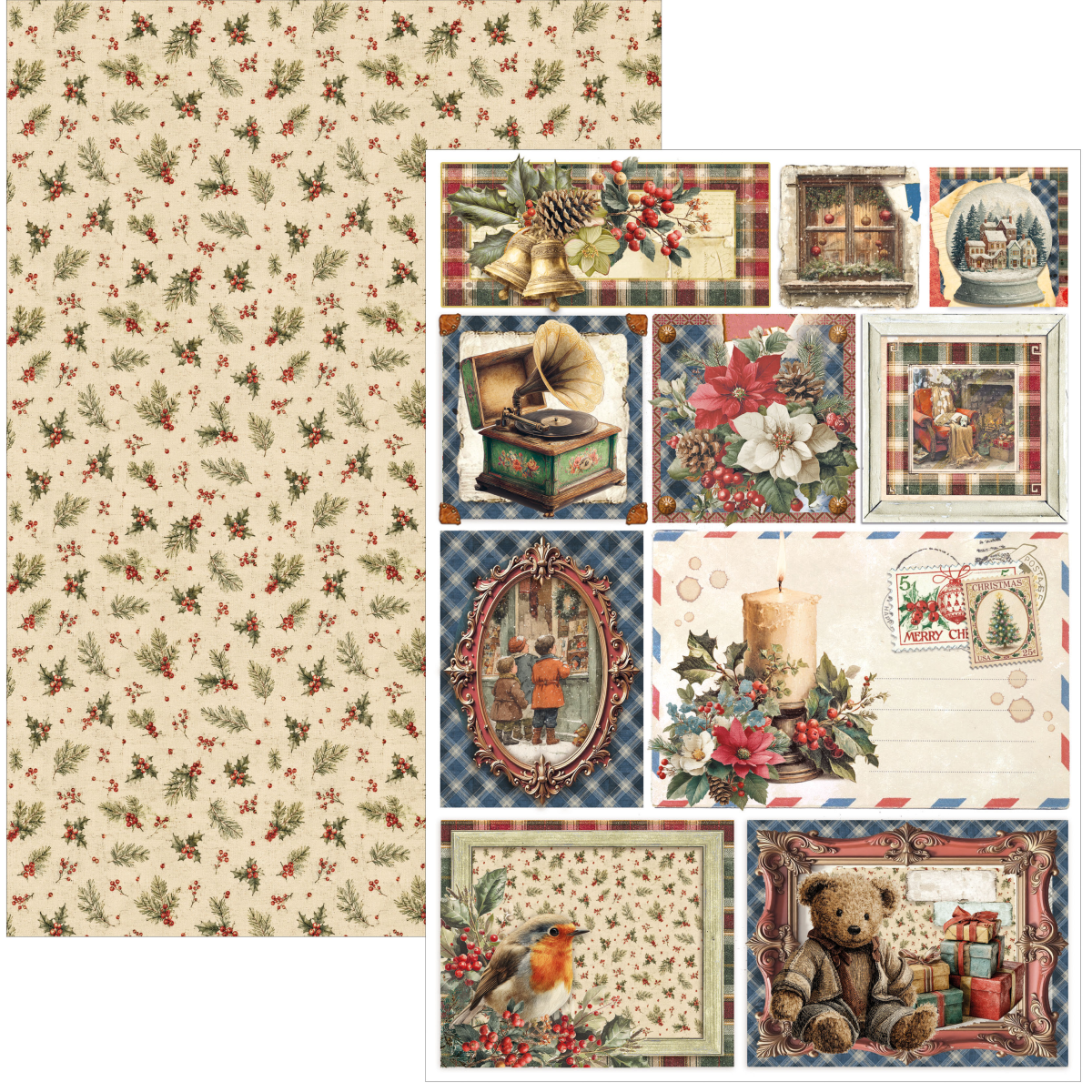 Merry & Bright Creative Pad A4 9/Pkg - Image 6
