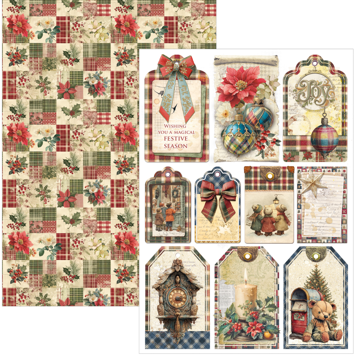Merry & Bright Creative Pad A4 9/Pkg - Image 8