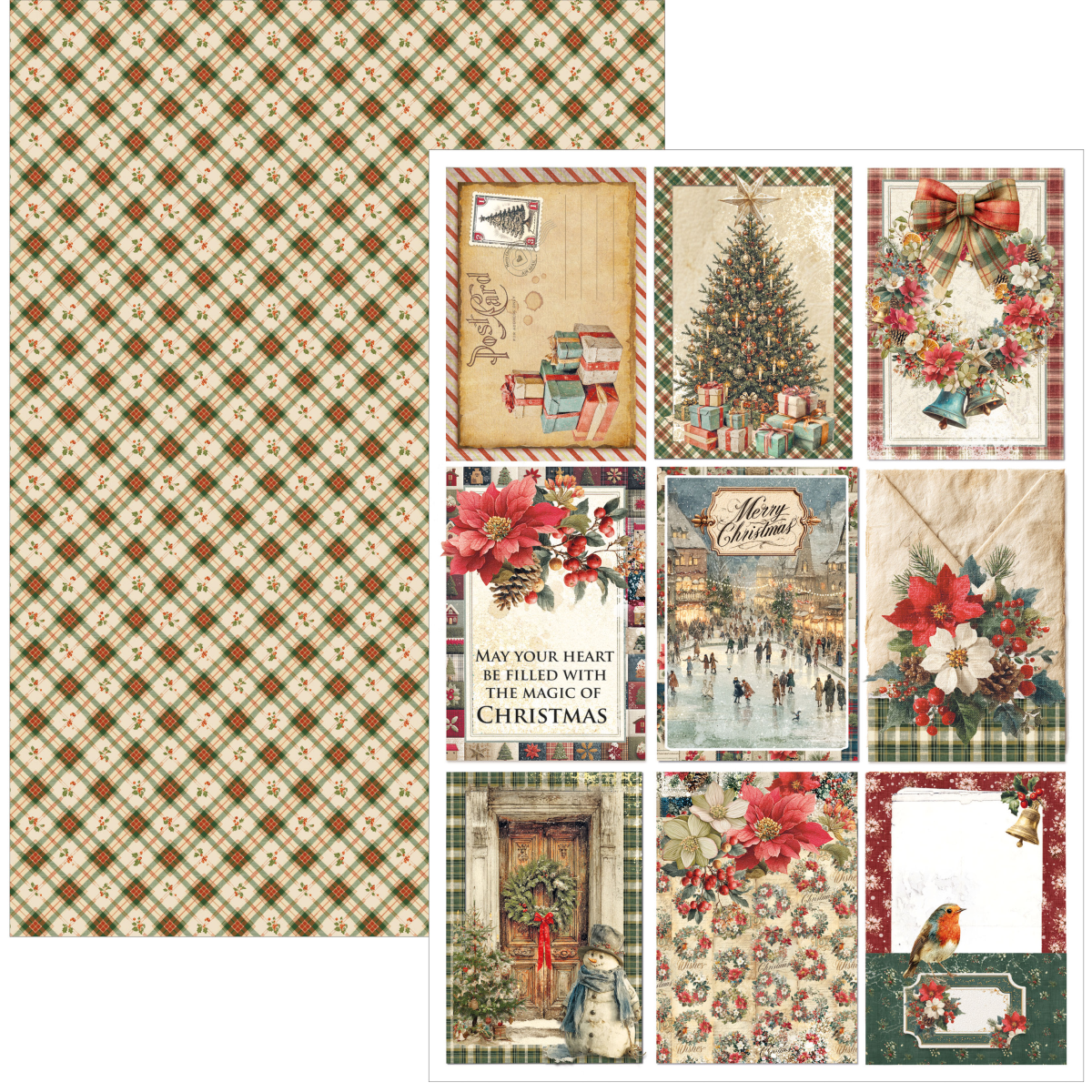 Merry & Bright Creative Pad A4 9/Pkg - Image 9