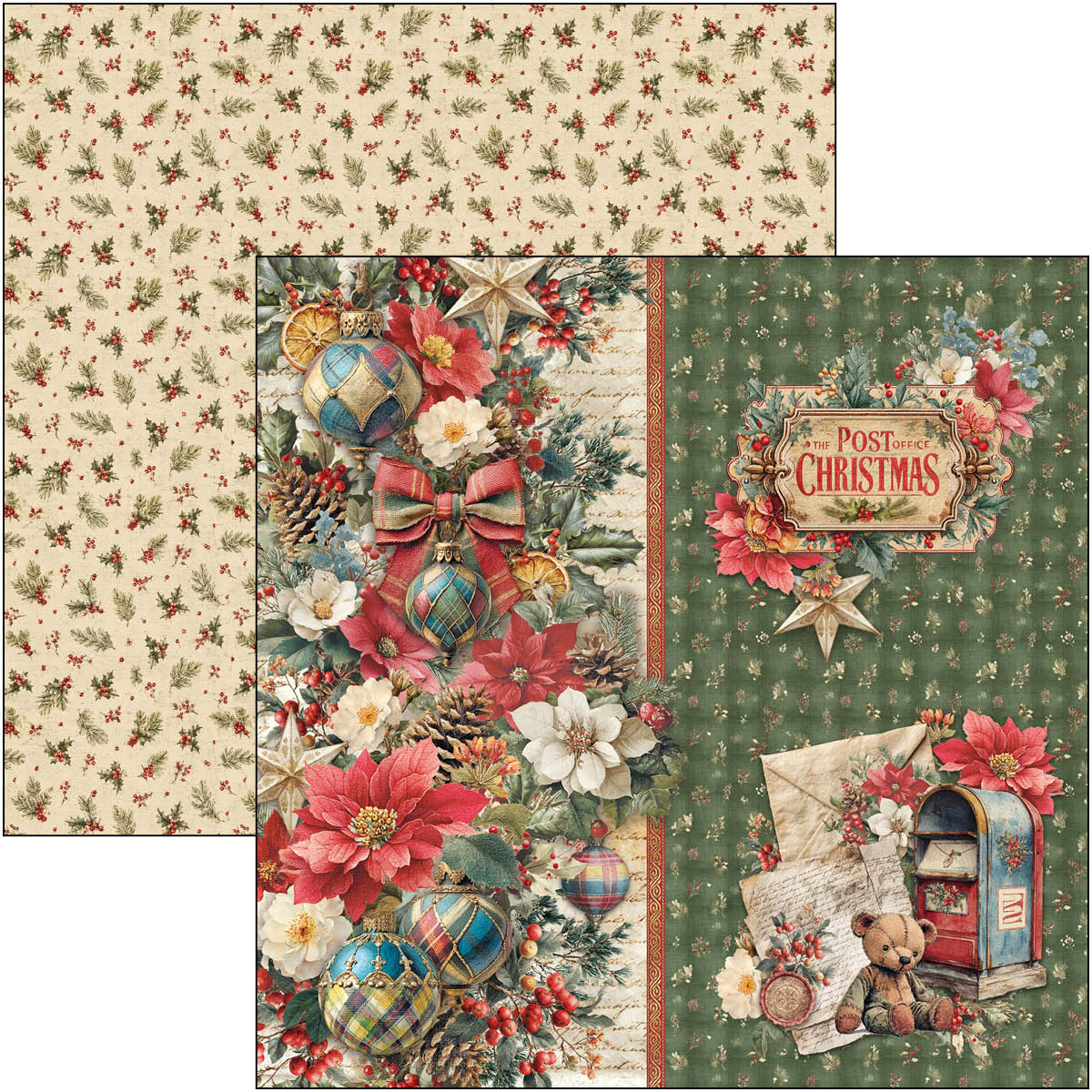 Merry & Bright Paper Pad 8"x8" 12/Pkg - Image 12