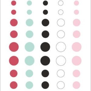 French Girl Enamel Dots