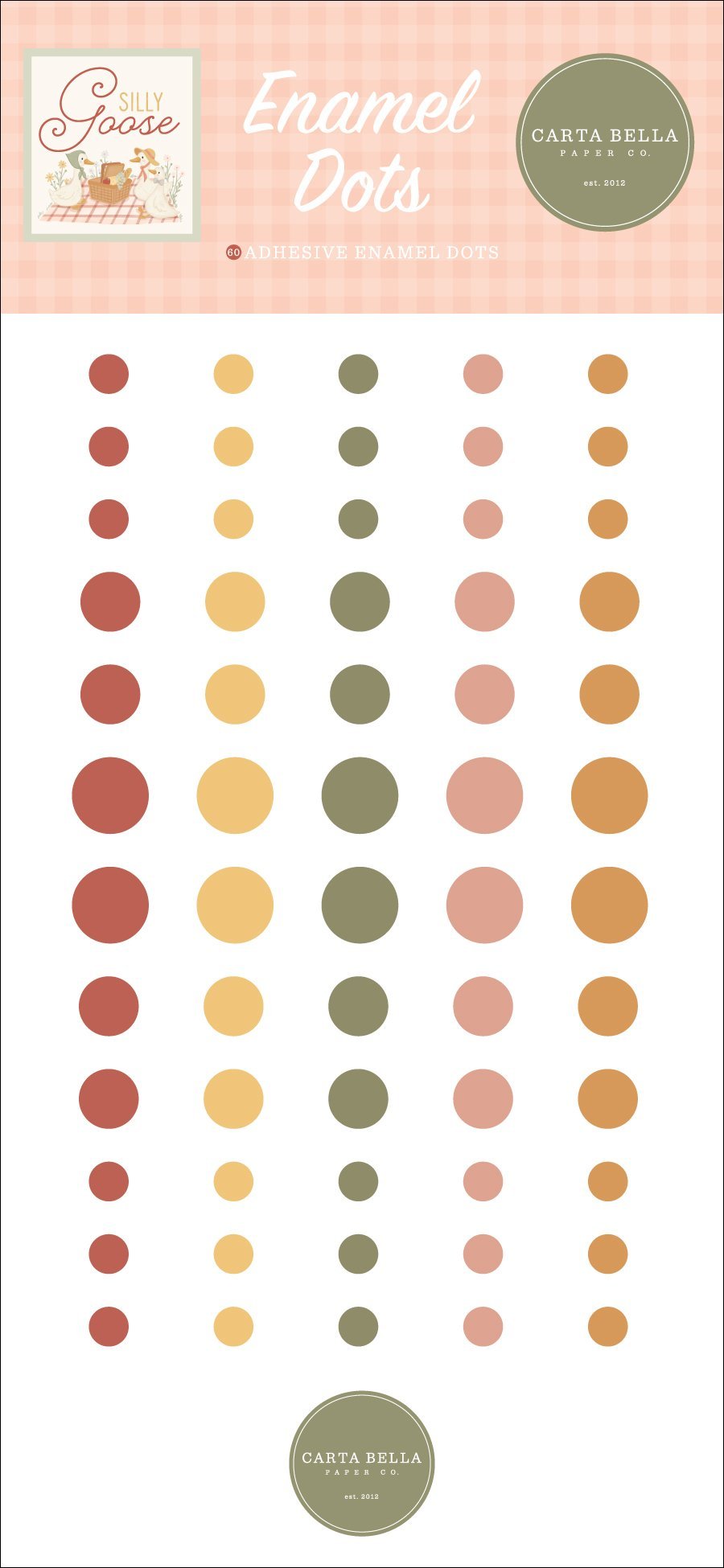Silly Goose Enamel Dots