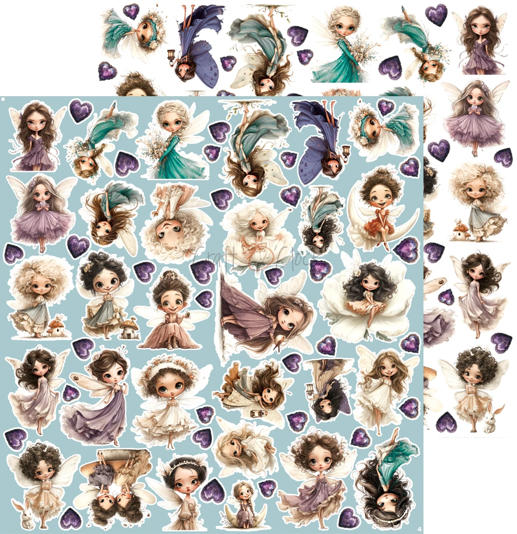 Craft O'Clock Flowers of Delight Extras Fairy World Set 1 - Image 5