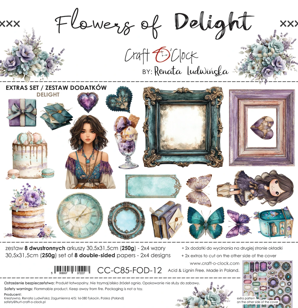 Craft O'Clock Flowers of Delight Extras Delight Set 2