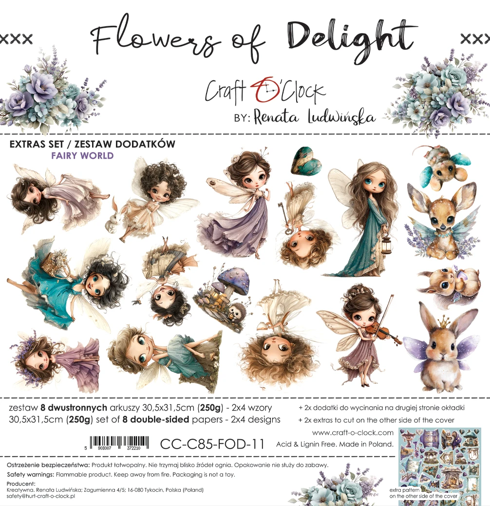Craft O'Clock Flowers of Delight Extras Set 3 Mixed - Image 2