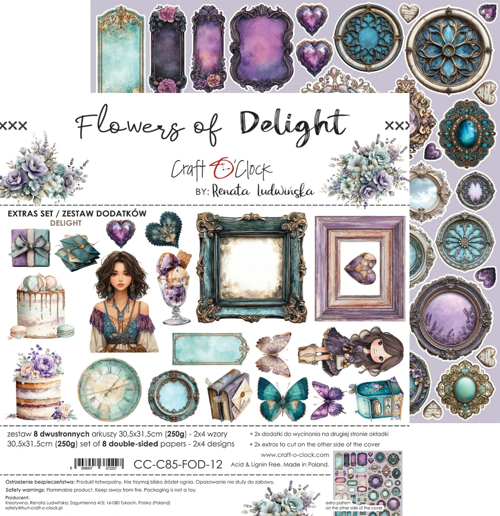 Craft O'Clock Flowers of Delight Extras Set 3 Mixed - Image 14