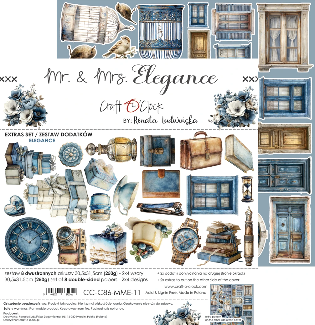 Craft O'Clock Mr & Mrs Elegance Extras Elegance Set 1 - Image 6