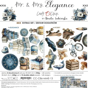 Craft O'Clock Mr & Mrs Elegance Extras Set 3 Mixed
