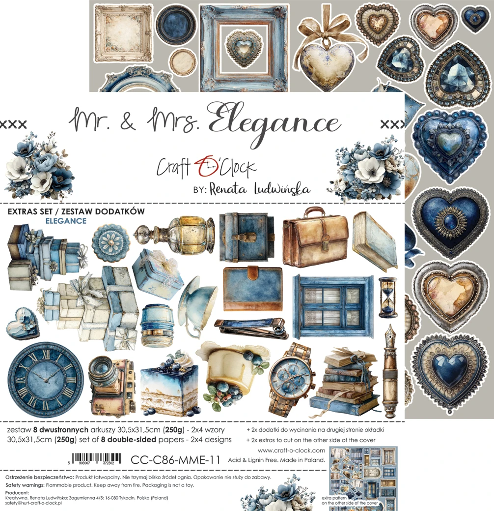 Craft O'Clock Mr & Mrs Elegance Extras Flowers Set 4 - Image 4