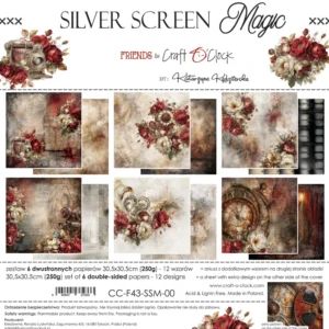 Craft O'Clock Silver Screen Magic 12x12 Main Papers