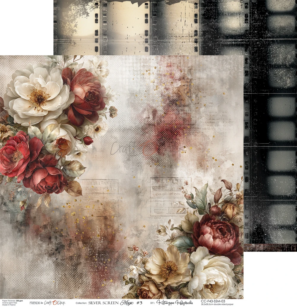 Craft O'Clock Silver Screen Magic 12x12 Main Papers - Image 4