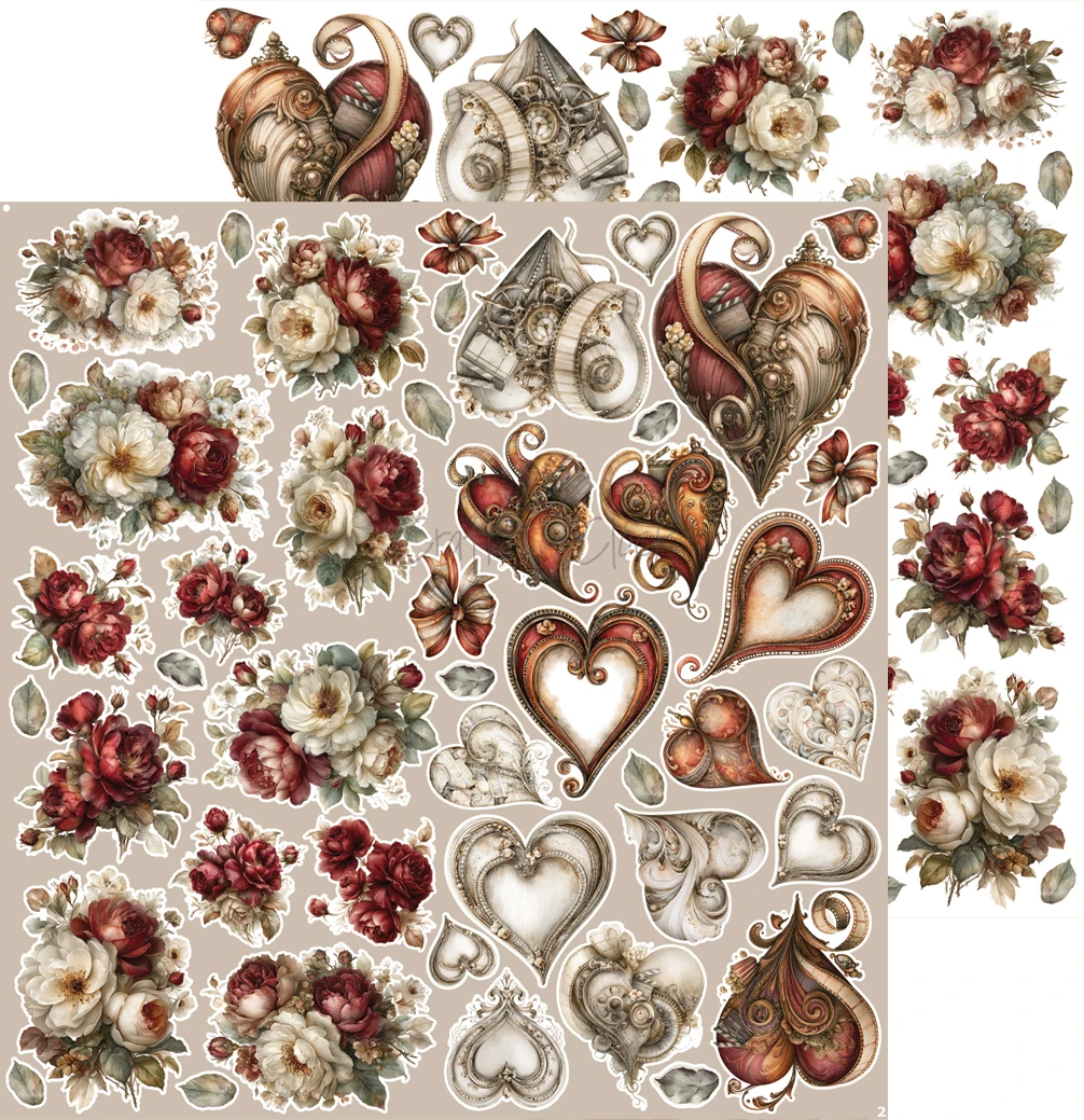 Craft O'Clock Silver Screen Magic Extras Flowers Set 1 - Image 3
