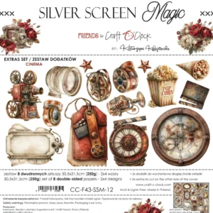 Craft O'Clock Silver Screen Magic Extras Cinema Set 2