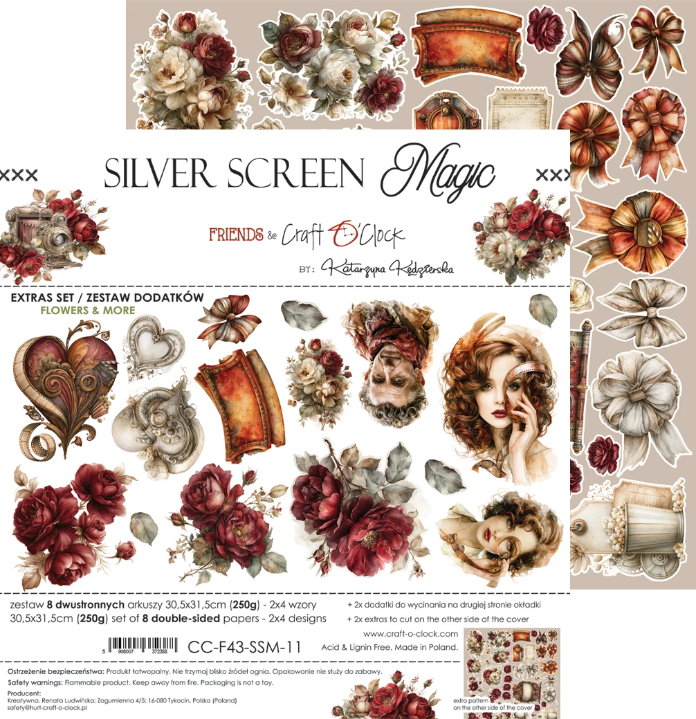 Craft O'Clock Silver Screen Magic Extras Set 3 Mixed - Image 14