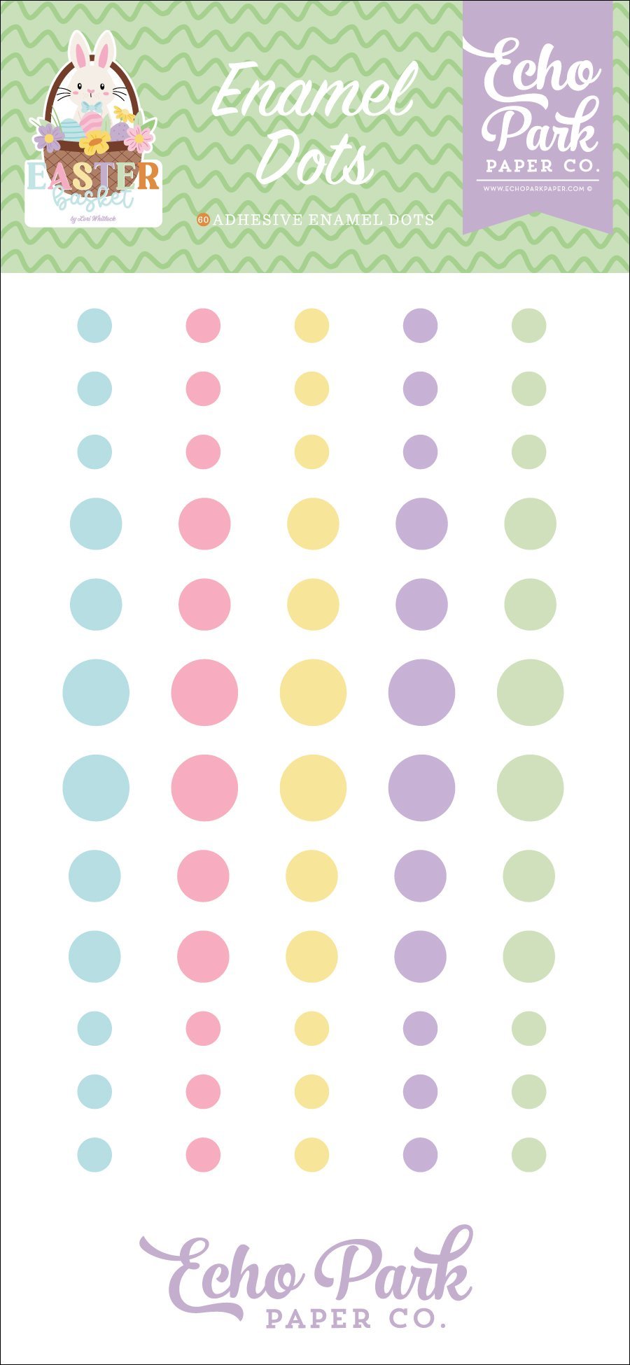 Easter Basket Enamel Dots