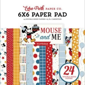 Mouse and Me Birthday 6x6 Paper Pad