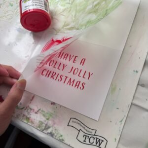 The Crafters Workshop - Stencil Butter - Crimson 2oz.