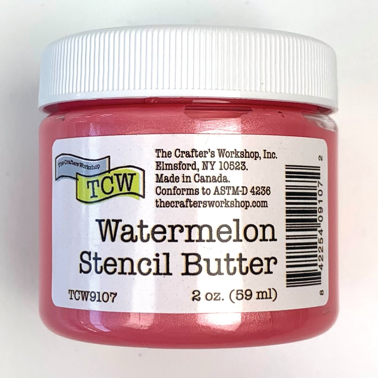 The Crafters Workshop - Stencil Butter 2 oz. Watermelon
