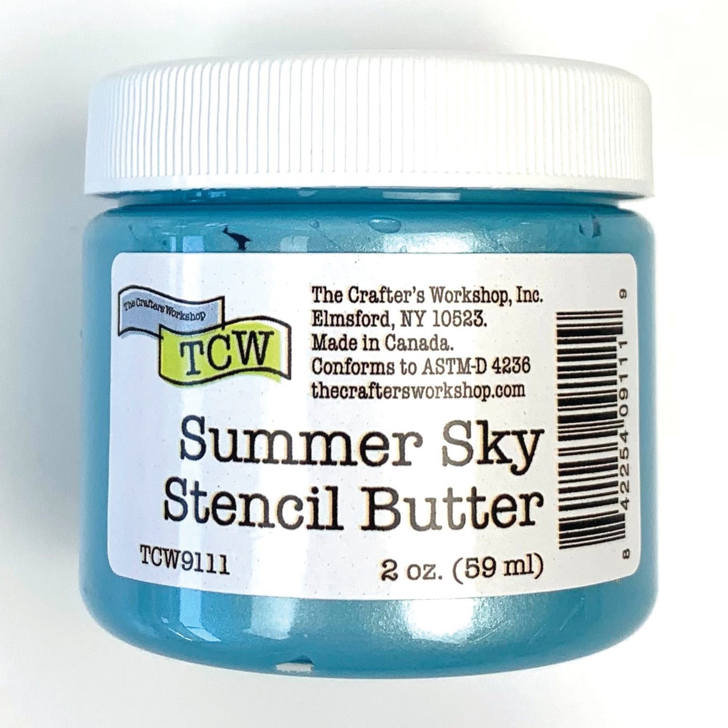 The Crafters Workshop - Stencil Butter 2 oz. Summer Sky