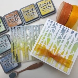 The Crafters Workshop - 6x6 Stencils - Birch Trees - TCW1052s