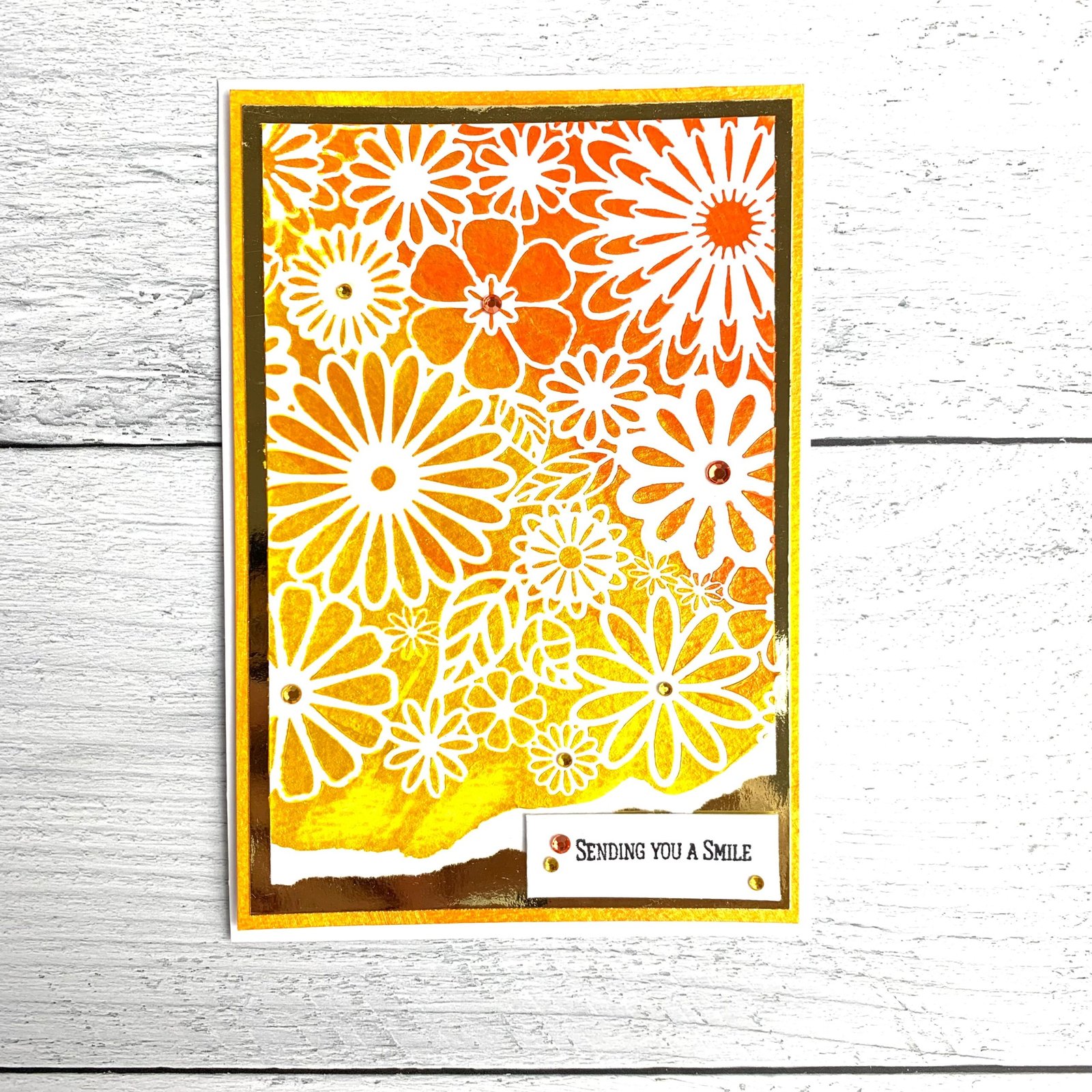 The Crafters Workshop - 6x6 Stencils - Flower Frenzy - TCW157s
