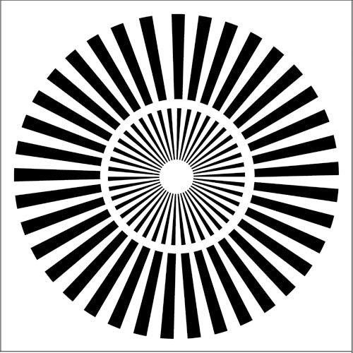 The Crafters Workshop - 6x6 Stencils - Sunburst - TCW166s