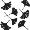 The Crafters Workshop - 6x6 Stencils - Ginkgo Leaves - TCW192s