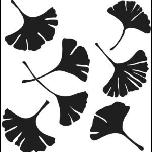 The Crafters Workshop - 6x6 Stencils - Ginkgo Leaves - TCW192s