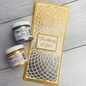 The Crafters Workshop - Stencil Butter - Platinum 2oz.