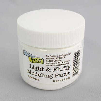 The Crafters Workshop - Light & Fluffy Modeling Paste 2oz. - TCW9044