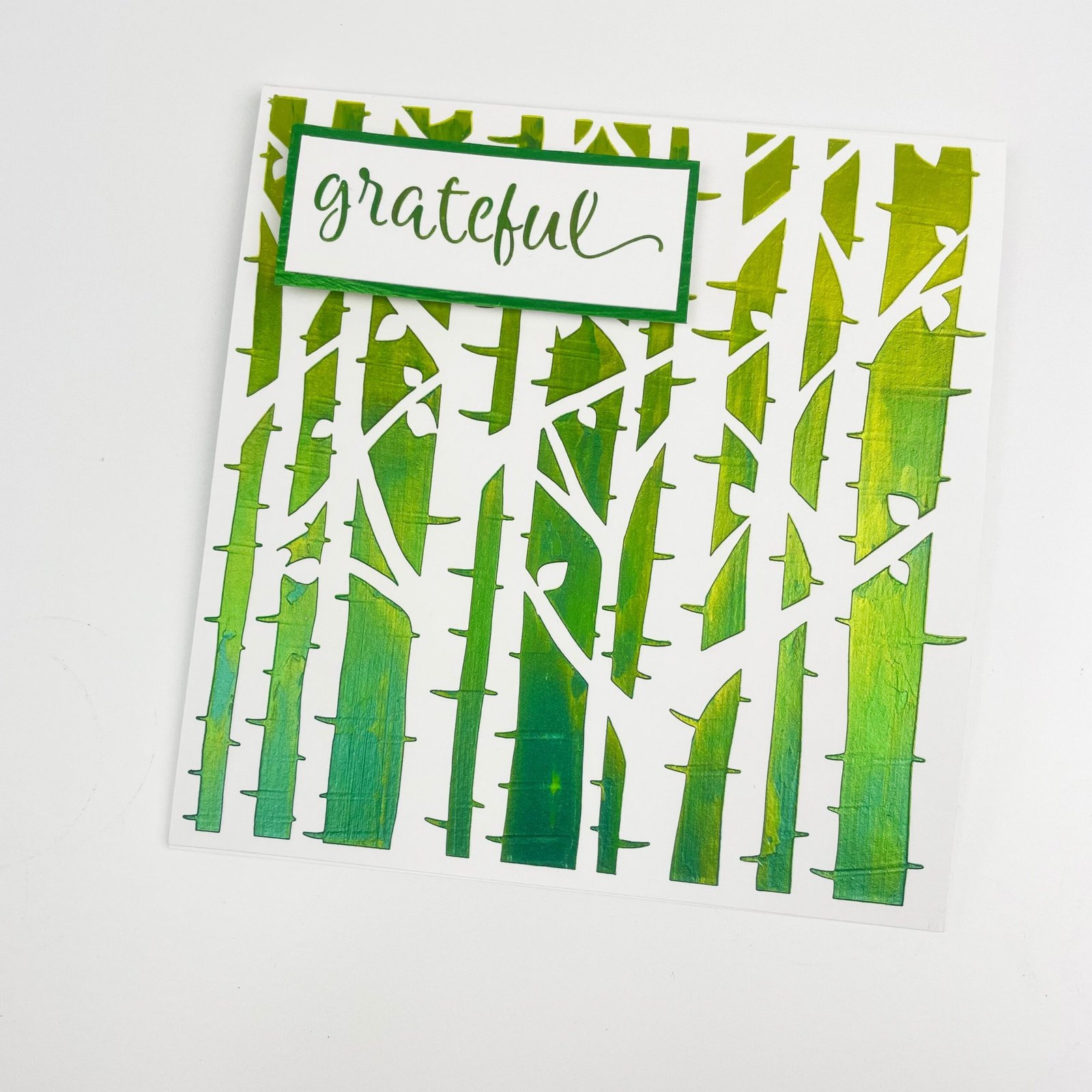 The Crafters Workshop - 6x6 Stencils - Birch Trees - TCW1052s