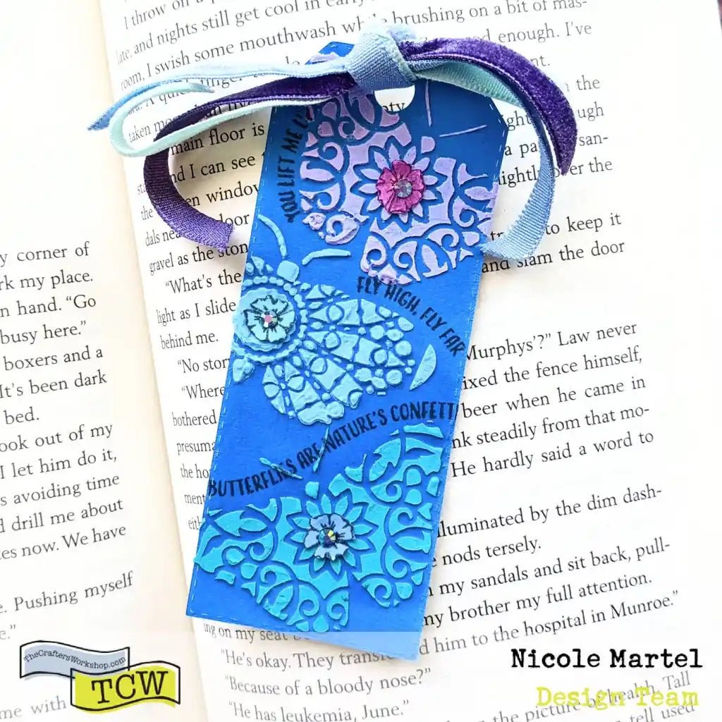The Crafters Workshop - Stencil Butter - Ocean Blue 2oz.