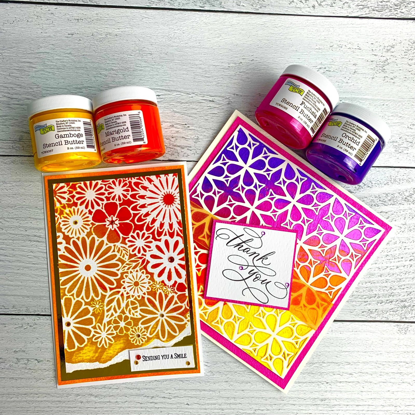 The Crafters Workshop - Stencil Butter - Orchid 2oz.