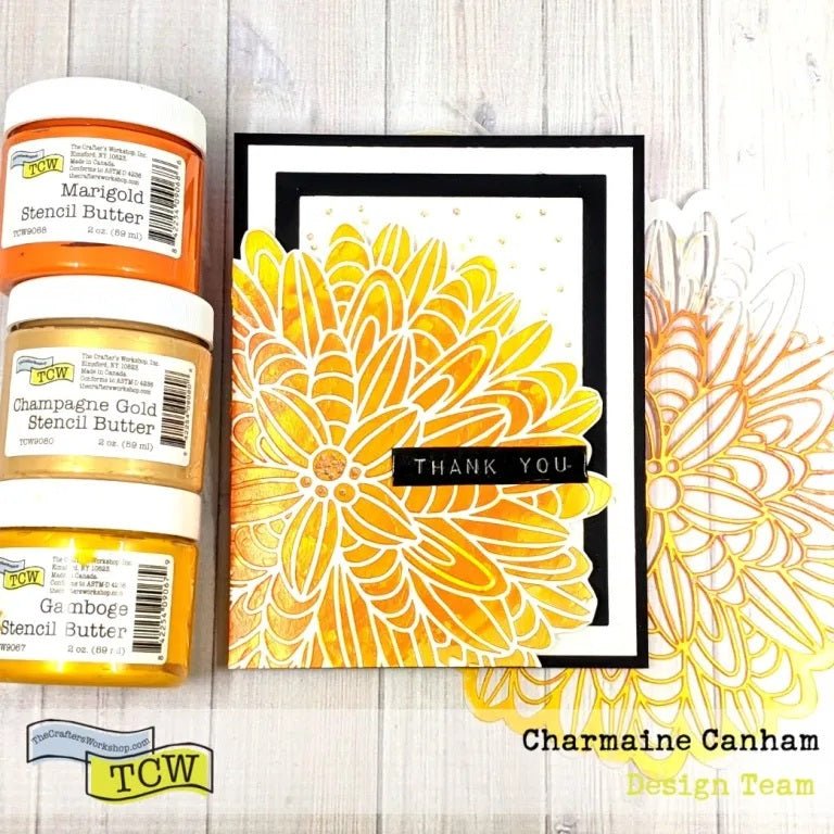 The Crafters Workshop - Stencil Butter - Champagne Gold 2oz.