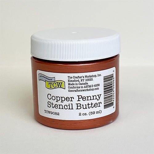 The Crafters Workshop - Stencil Butter - Copper Penny 2oz.