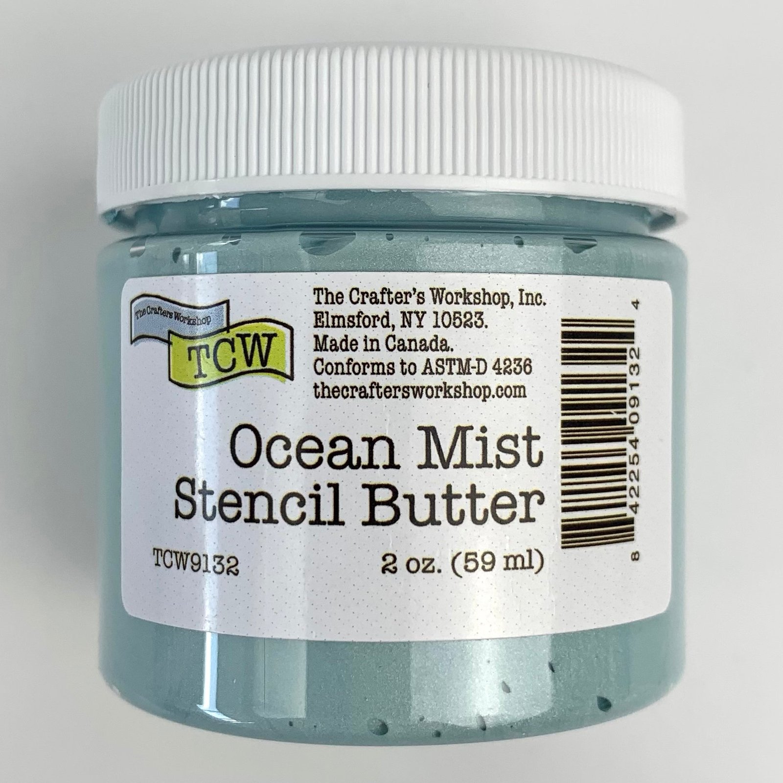 The Crafters Workshop - Stencil Butter 2 oz. Ocean Mist