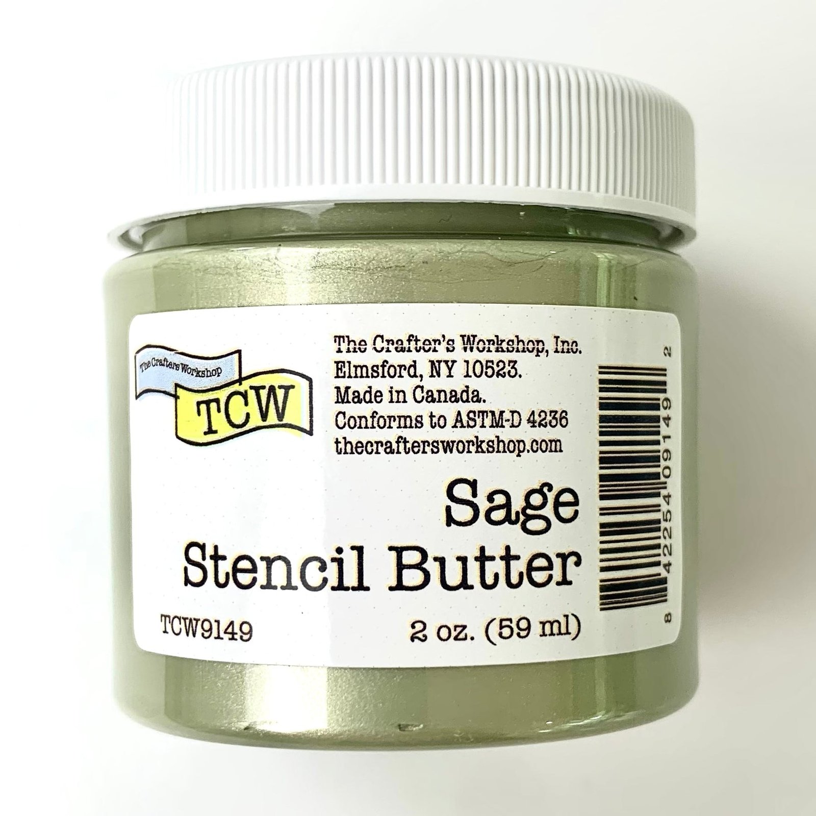 The Crafters Workshop - Stencil Butter - Sage 2oz.