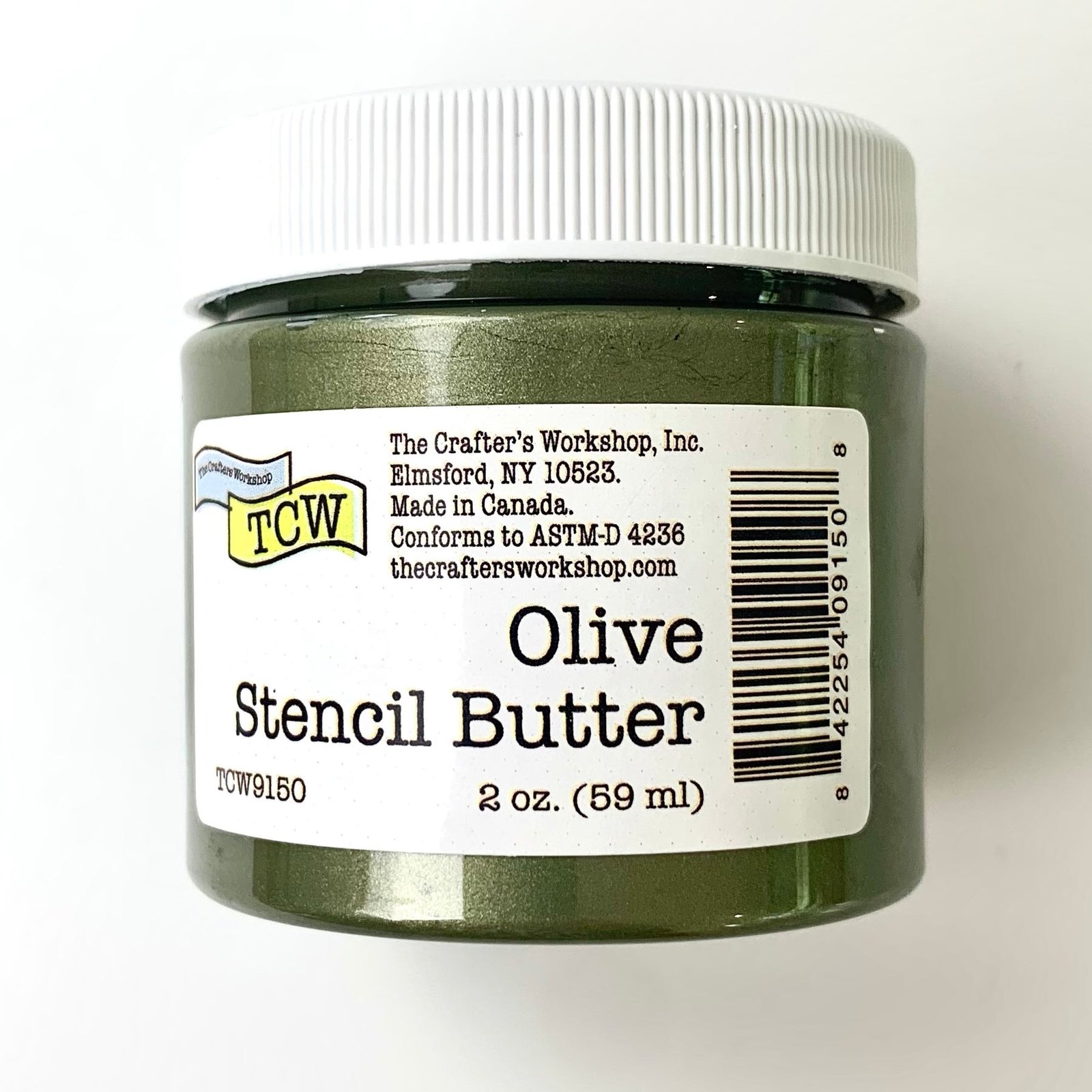 The Crafters Workshop - Stencil Butter - Olive 2oz.