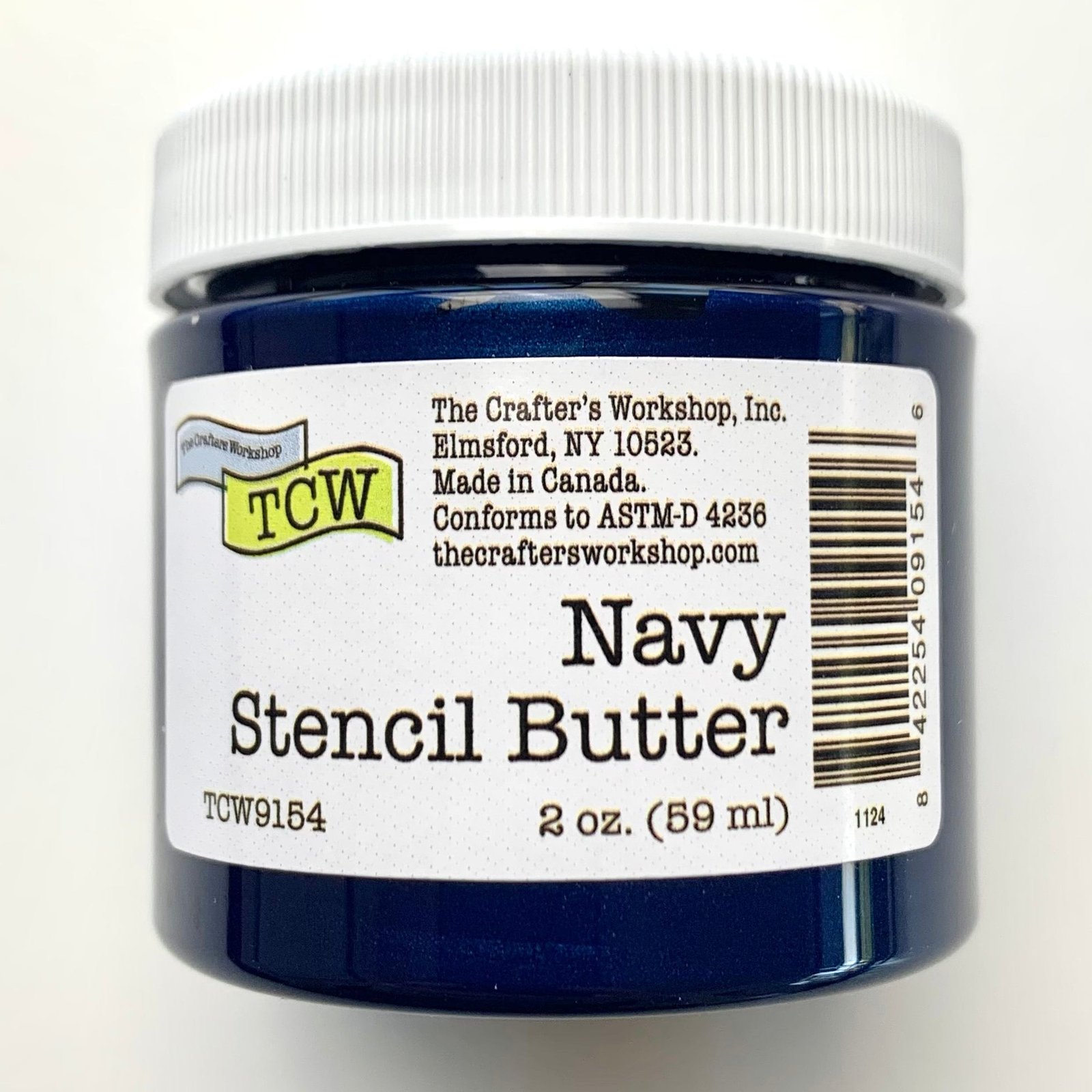 The Crafters Workshop - Stencil Butter - Navy 2oz.