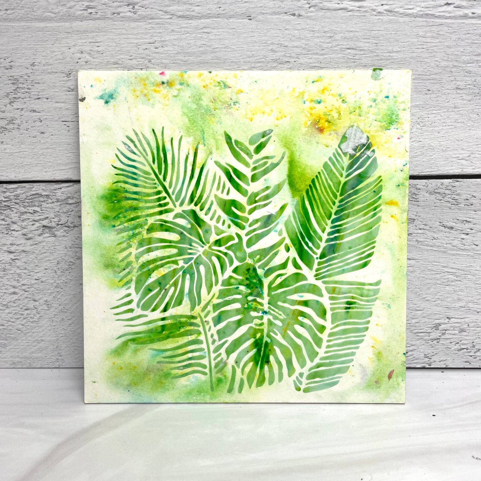 The Crafters Workshop - 6x6 Stencils - Tropical Fronds - TCW920s