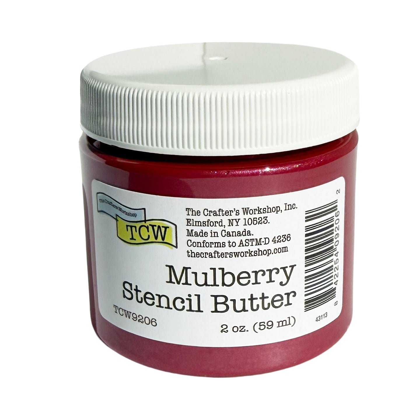 The Crafters Workshop - Stencil Butter - TCW9206 Mulberry 2oz.