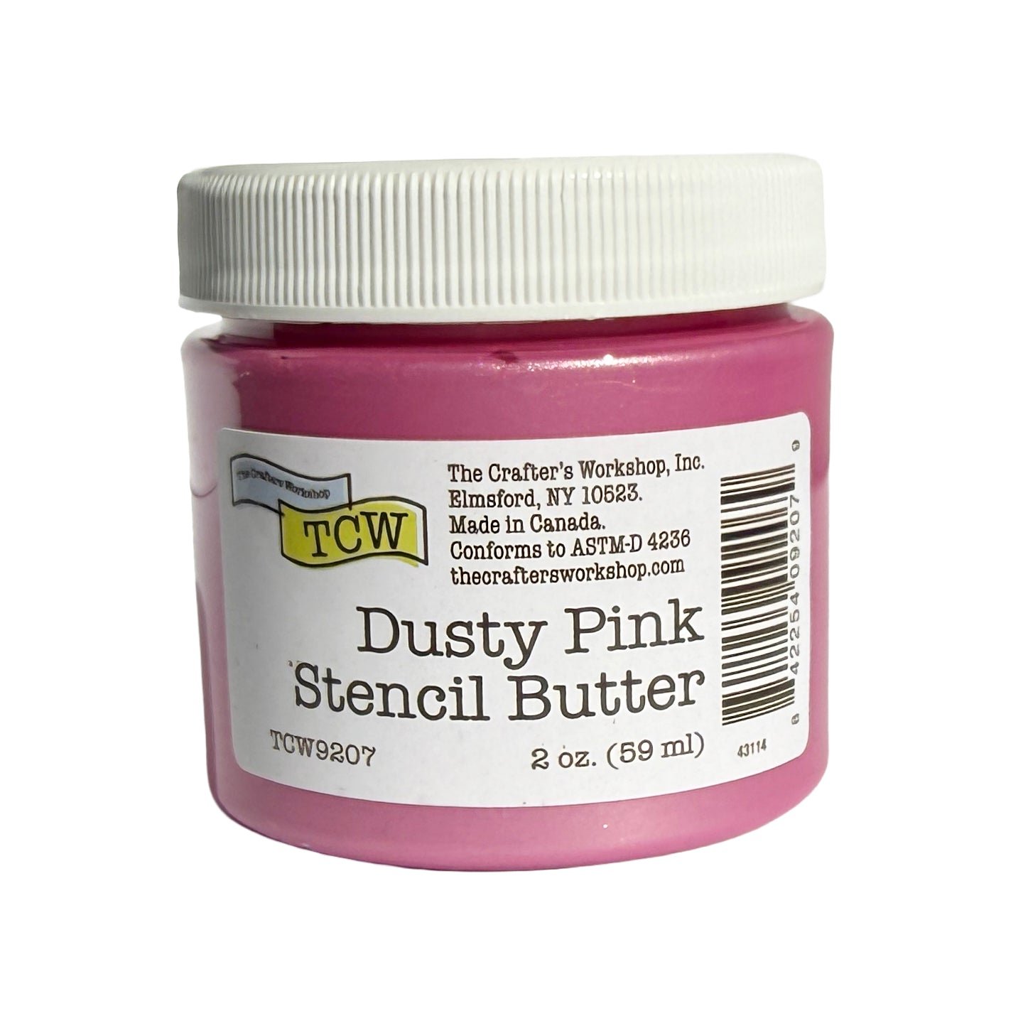 The Crafters Workshop - Stencil Butter - TCW9207 Dusty Pink 2oz.