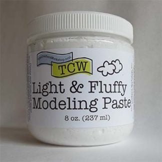The Crafters Workshop - Light & Fluffy Modeling Paste 8 oz. - TCW9004
