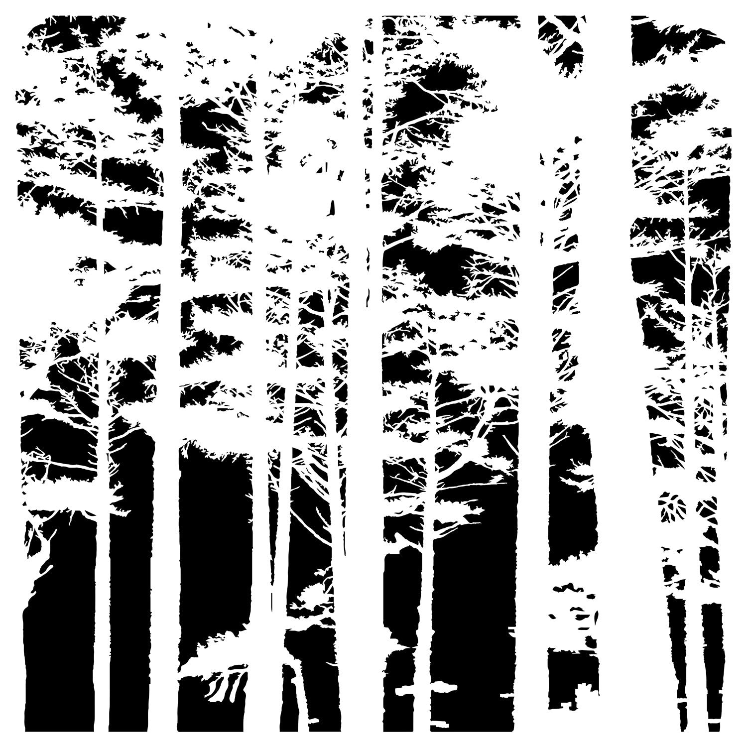 The Crafters Workshop - 6x6 Stencils - Tree Canopy - TCW1044s