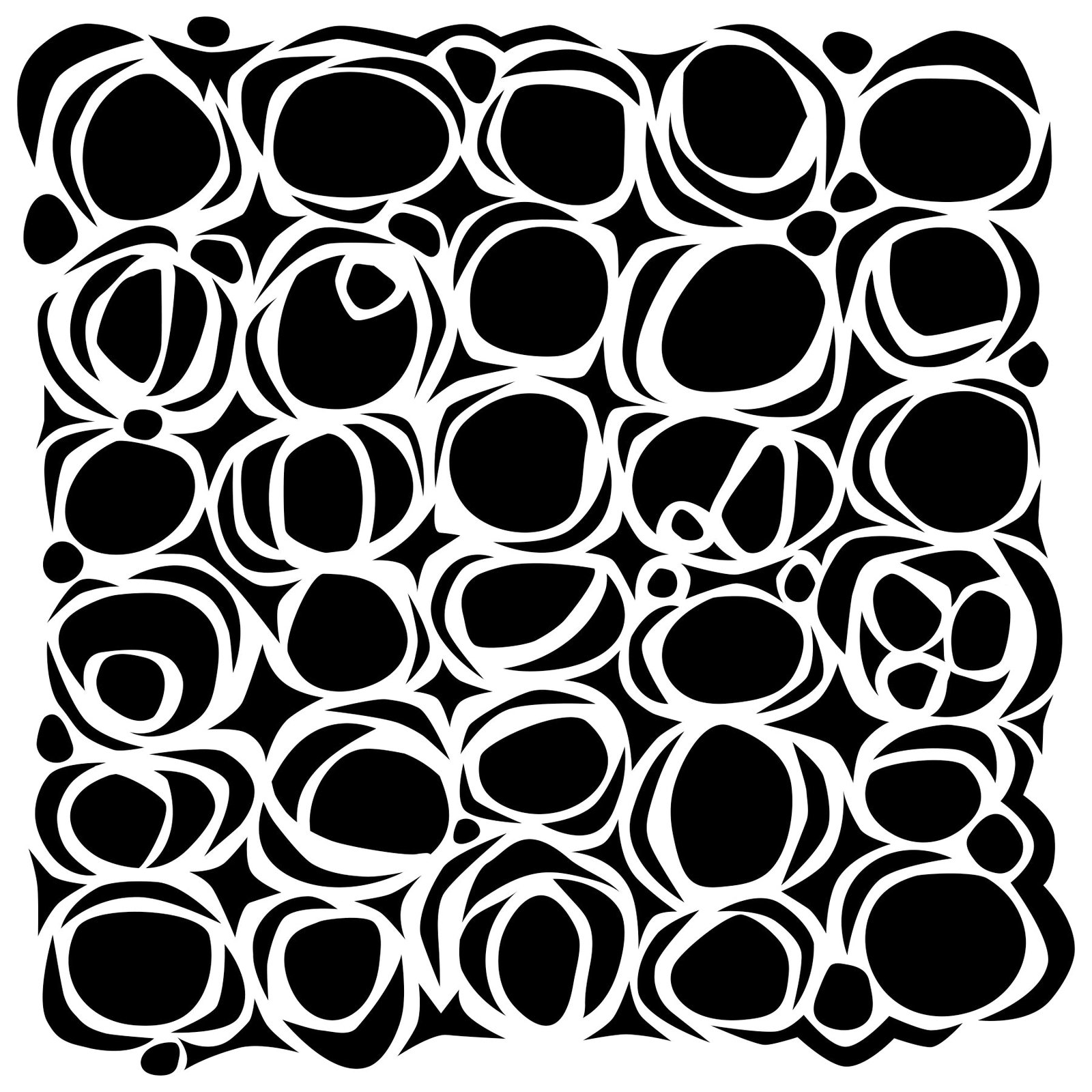 The Crafters Workshop - 6x6 Stencils - Circles Nested - TCW1068s