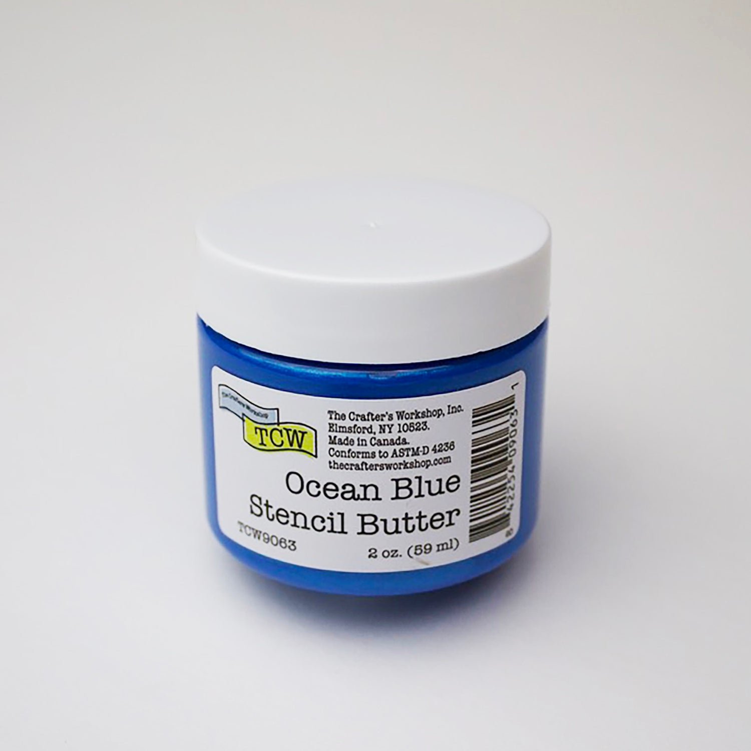 The Crafters Workshop - Stencil Butter - Ocean Blue 2oz.