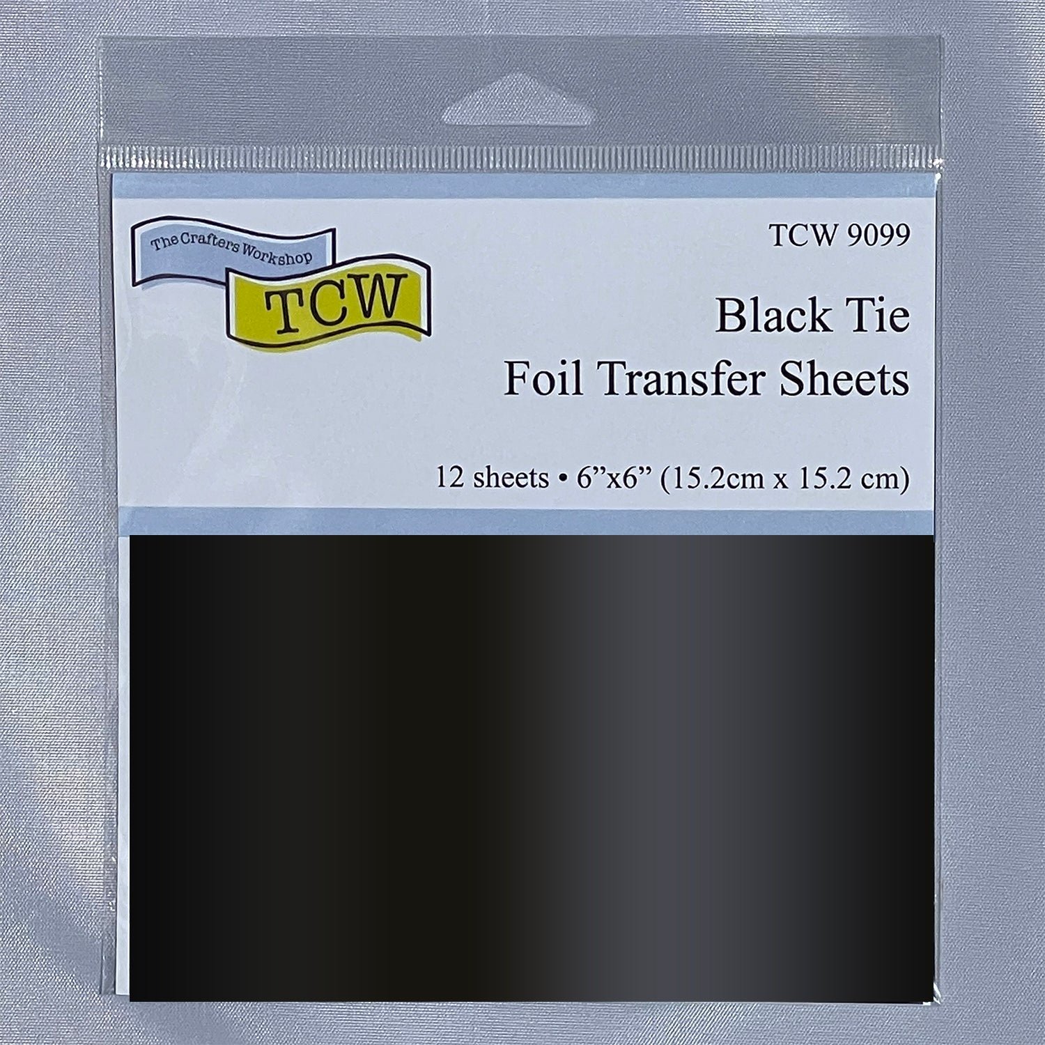 The Crafters Workshop - Foil Transfer Sheets 6x6 Black Tie - TCW9099