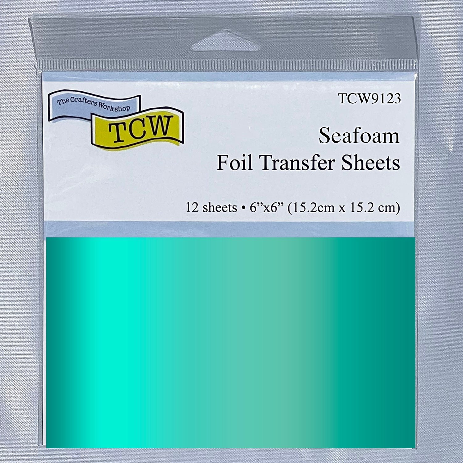 The Crafters Workshop - Foil Transfer Sheets 6x6 Seafoam - TCW9123