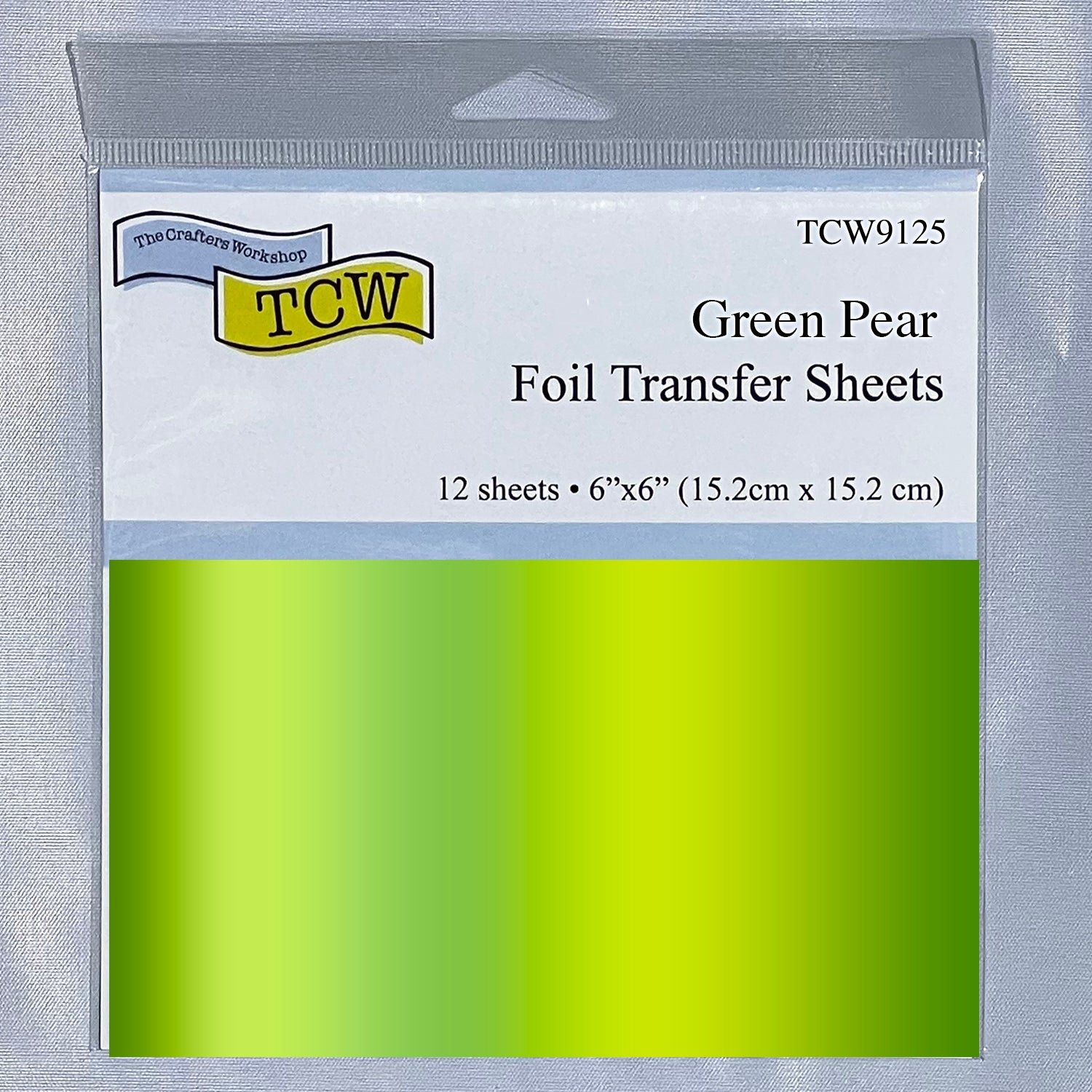 The Crafters Workshop - Foil Transfer Sheets 6x6 Green Pear - TCW9125