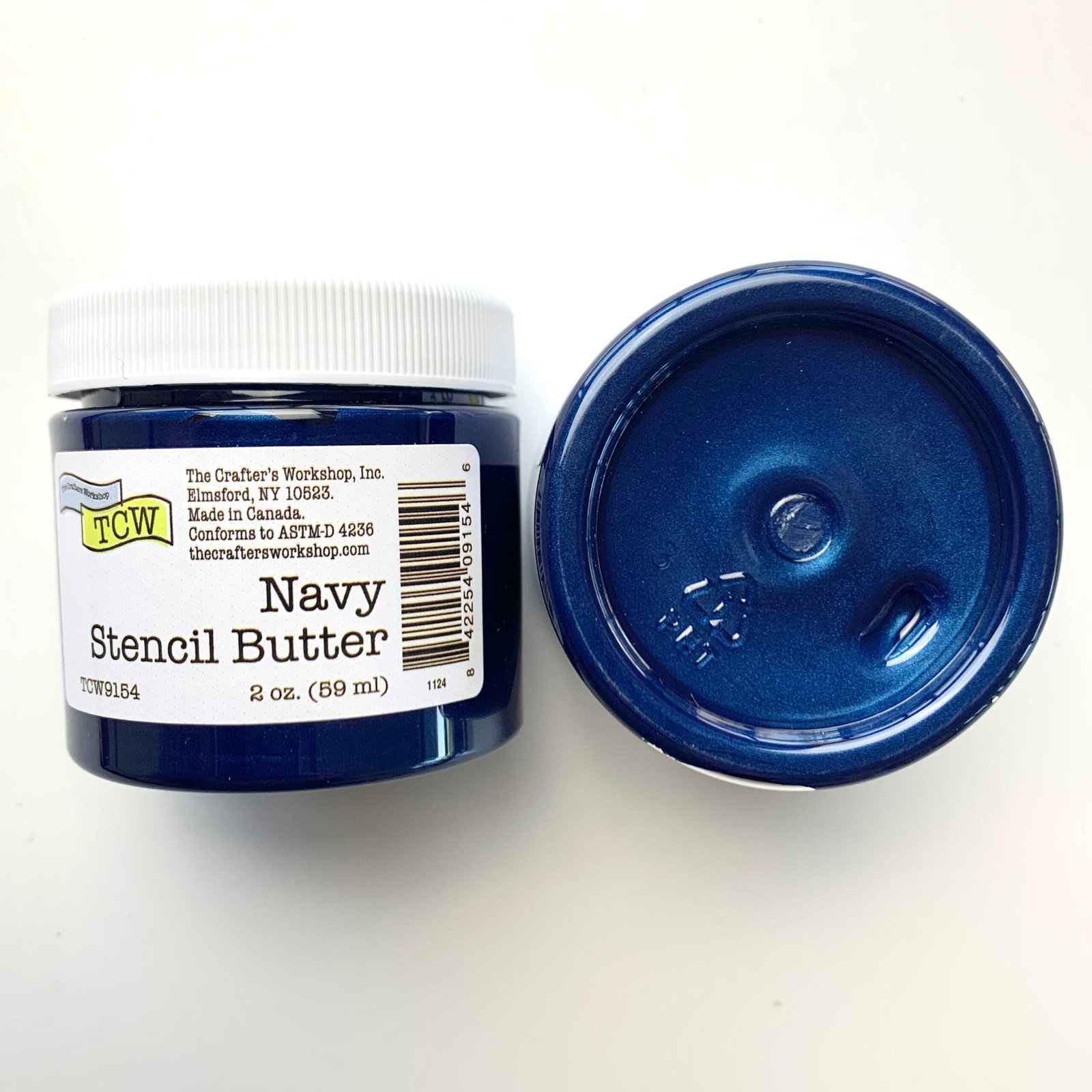 The Crafters Workshop - Stencil Butter - Navy 2oz.